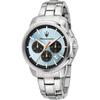 Successo Light Blue Stainless Steel Gents Quartz Chronograph with Date R8873621044