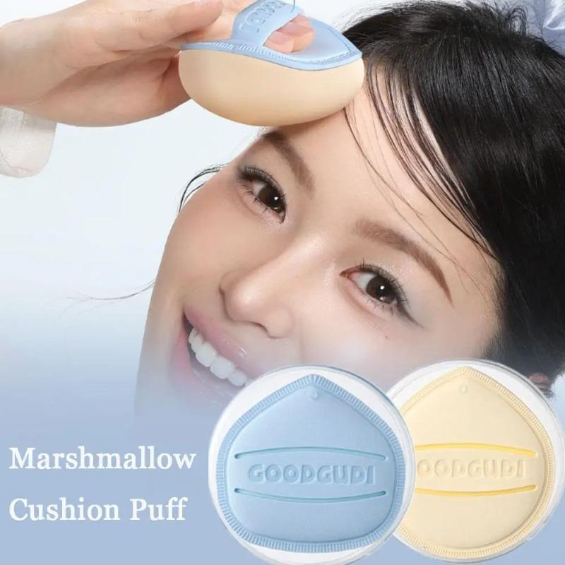 Marshmallow Air Cushion Powder Puff - Dual-Use Dry/Wet Applicator for Foundation & Sheer Base, Professional Makeup Tool