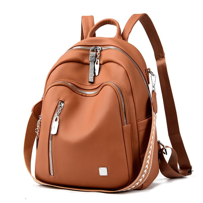Large-capacity Double-shoulder Bag - Women's Versatile Travel Backpack with Multi-functional Single Shoulder Strap