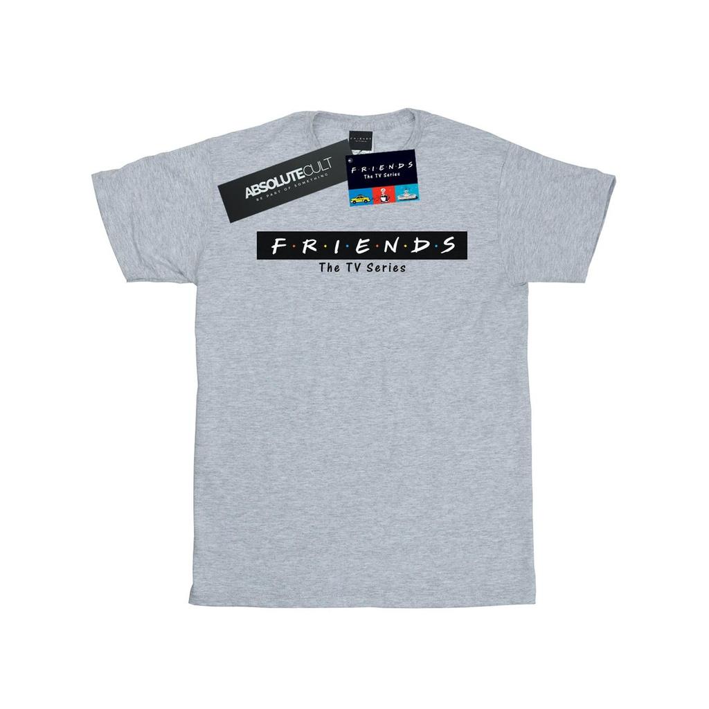 Friends Womens/Ladies Logo Block Cotton Boyfriend T-Shirt
