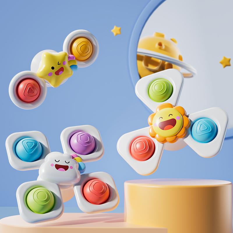 Cartoon spinning toy insect ocean-themed bath toy stress relief toy
