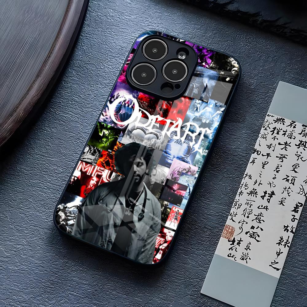 

Rapper O-Odetari Phone Case For IPhone 16 Pro Max 14 15 Plus 13 Mini 11 12 X XR XS 8 7 Plus SE Glass Back Cover iPhone13 ProMax