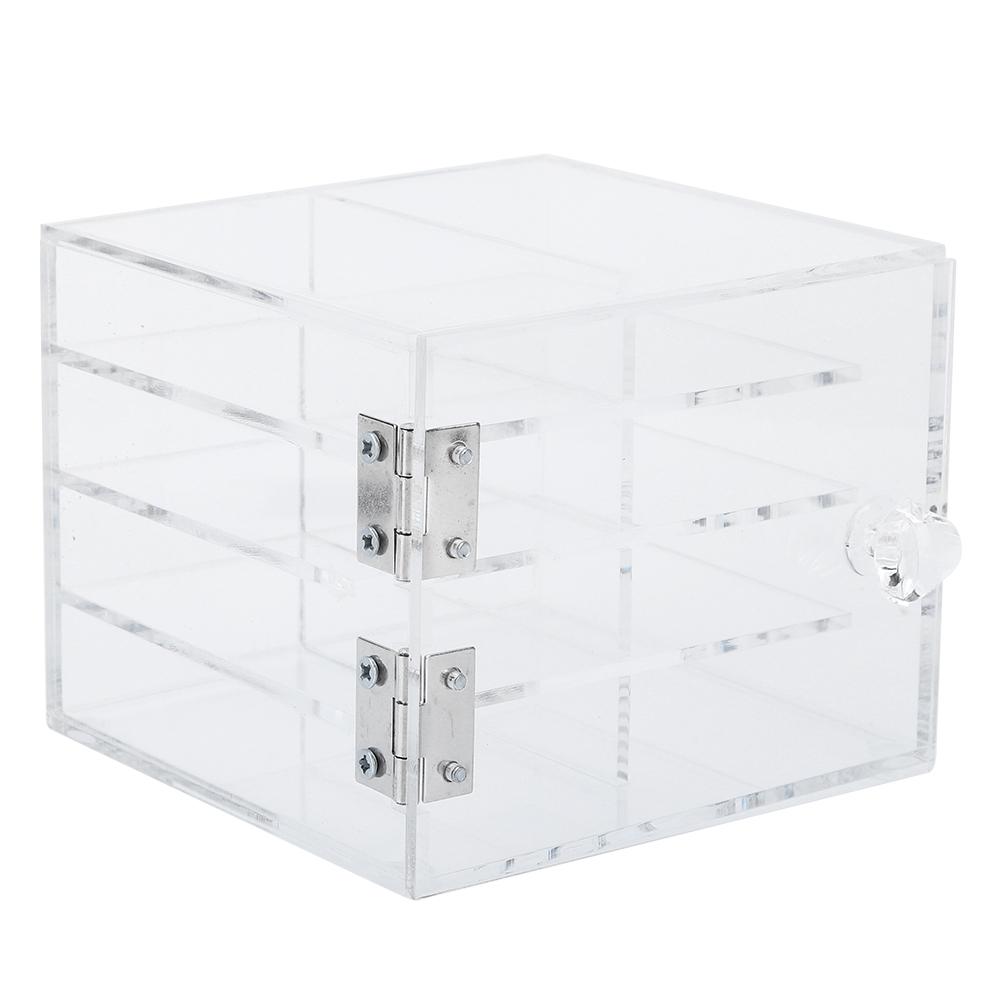 

8 Layers Acrylic Eyelash Storage Box Makeup Grafting Eyelashes Display Container