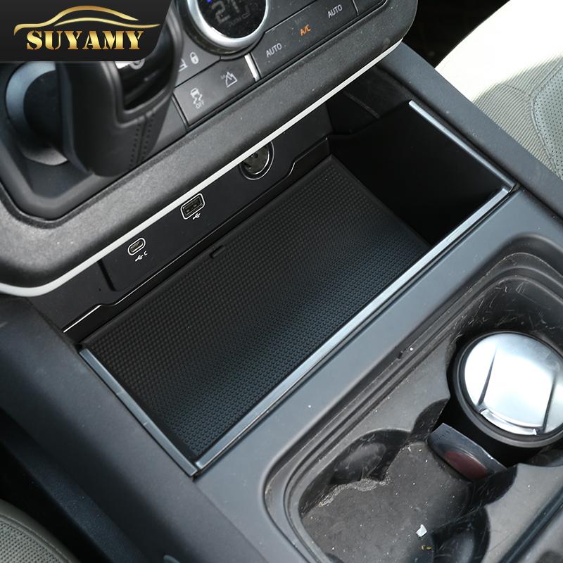 For Land Rover Defender 2020-2024 Center Console Storage Box Water Cup Holder Stowing Tidying Interior Modelling Accessories