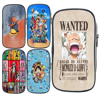 Jednodílná taška na tužky Zoro Luffy Chopper Ace Law School Pouzdra Kawaii Držák na psací potřeby Taška na tužky Pouzdro na tužky Studentské školní potřeby
