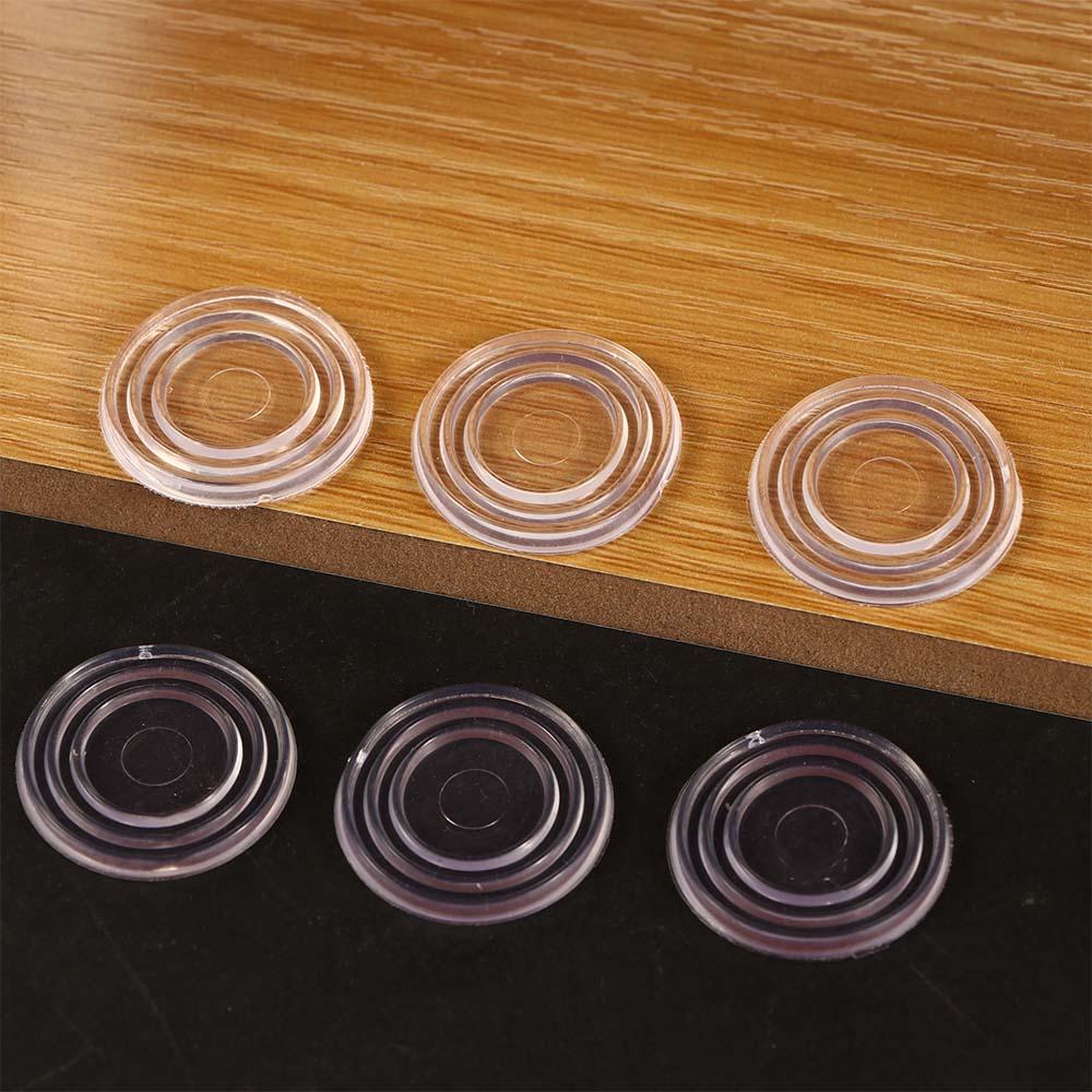 Protector Fixed Tempered Glass Furniture Feet Covers Soft Grip Pads Chair Leg Caps Glass Table Pads