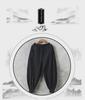 Men's Wide-Leg Cotton-Linen Harem Pants - Casual, Loose Fit with Cuffed Ankles, Ideal for Spring/Summer Fashion.