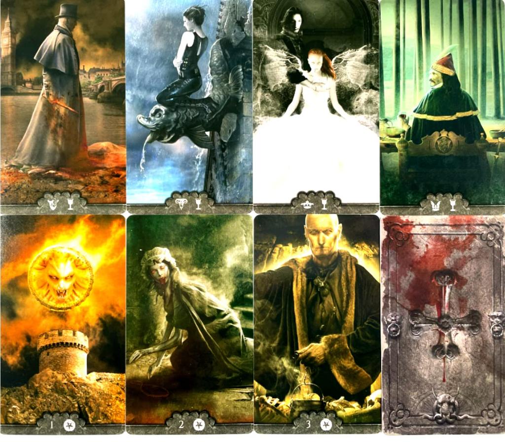 Tarot V Tarot Card with Japanese Authentic I.I.J 78-Card Set, Vampire, Instructions,
