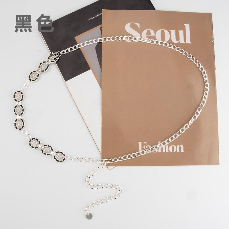 

Металлическая цепочка на талию в стиле легкой роскоши, женское украшение для платья-рубашки, тонкий ремень, маленькая цепочка для тела с ароматом.