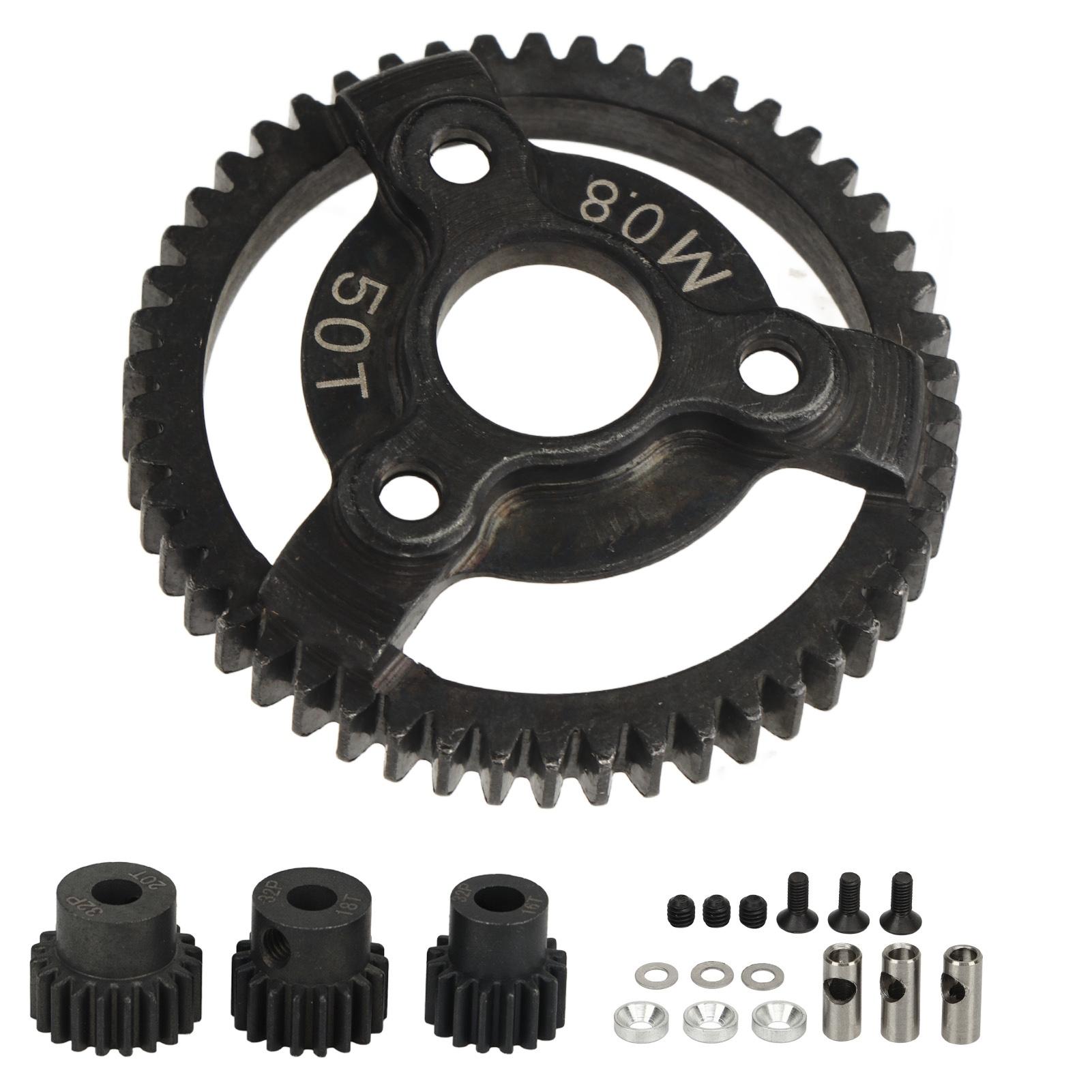 

RC Car Gear Set 32P 0.8M 50T Gear 16T 18T 20T Pinion Remote Control Vehicle Motor Parts