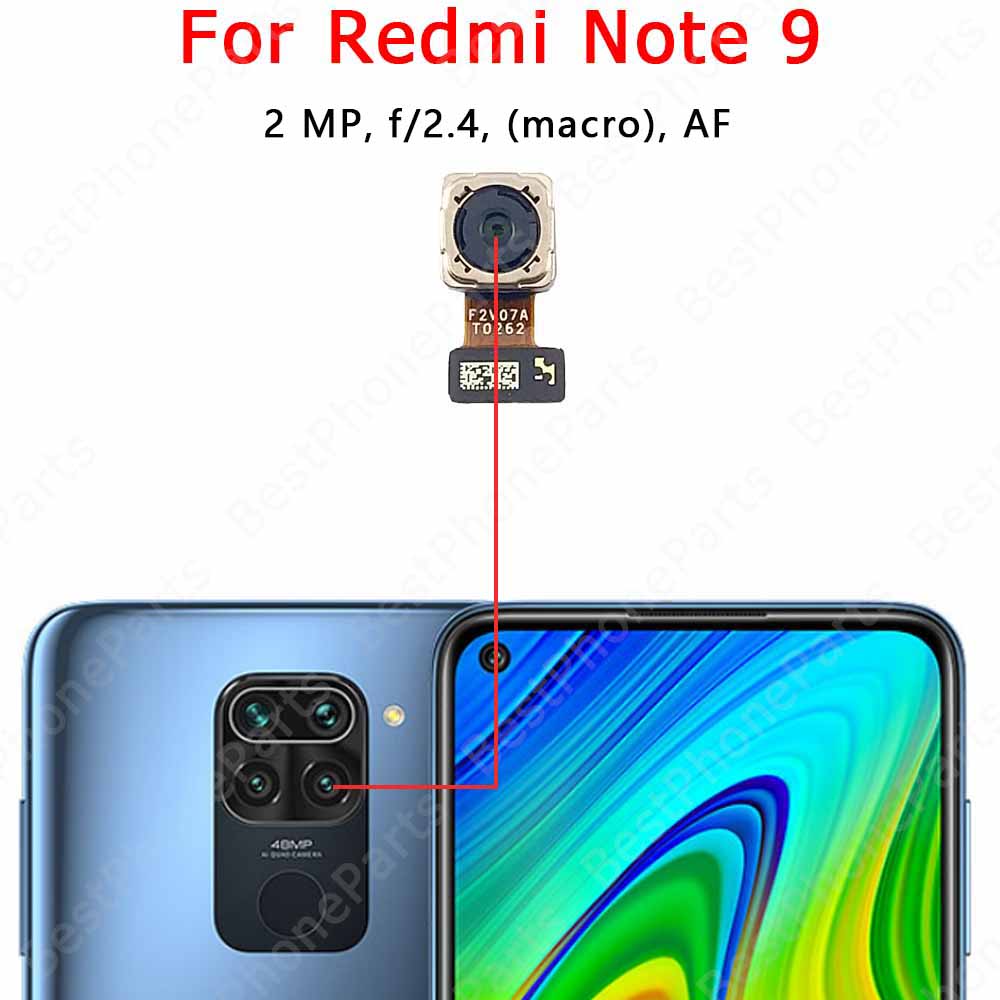 Rear Back Camera For Xiaomi Redmi Note 9 9S Note9 Note9S Camera Module Backside View Replacement Spare Parts Replacement 1