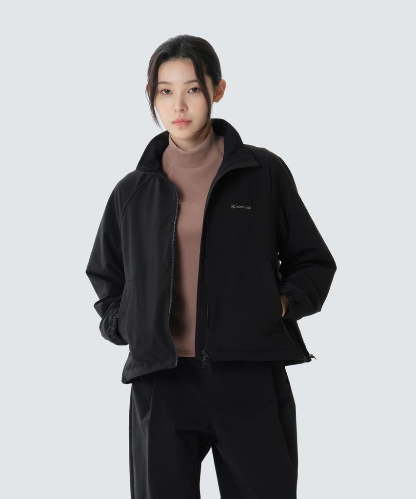 SNOWPEAK APPAREL Camp Dry Women'S Stand-Neck Windbreaker (S26Fwfwb63) Black