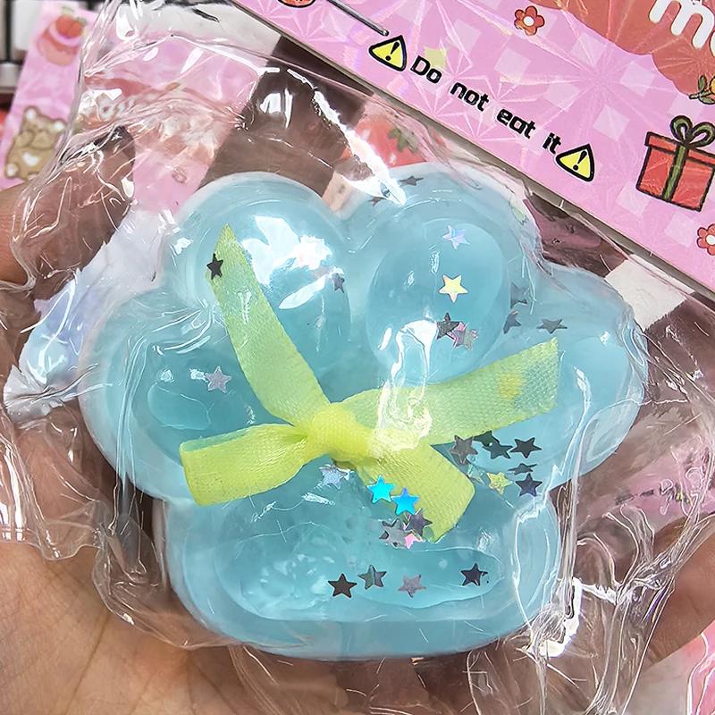 

Сжимаемые игрушки в виде кошачьей лапки, милые мягкие игрушки для снятия стресса и расслабления, липкие декомпрессионные игрушки для сжимания в виде кошачьей лапки, подарок