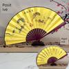 Silk Cloth Fans, Blank Folding Fans, , Custom Drawing and Calligraphy Fans, Men's Chinese Style, Ancient Style, Advertising, Calligraphy Fan, White