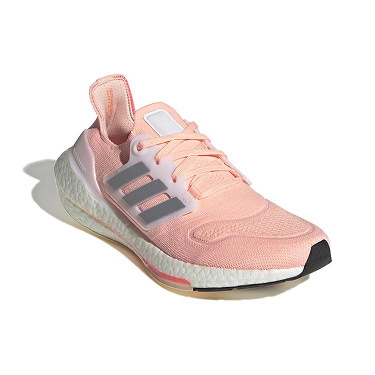 New Adidas Ultra Boost 22 Clear Orange Silver Metallic Ecru Tint Women's HR1030
