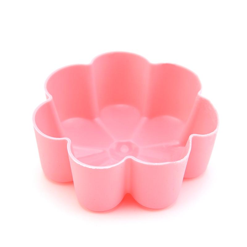 Reusable Silicone Cupcake Liners Nonstick Baking Cups Easy Clean Flower Muffin Molds for Pastry