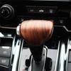 3PCS Peach Wood Grain Water Cup Holder Stripe Trim And Gear Lever Shift Knob Cover Trim Fit For Honda CR-V 2017-2019