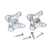 6/10 Set Removable Corner Bracket Zinc Alloy Butterfly Corner Bracket With Screws - Support Connectors For Furniture Drawers