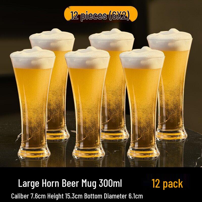 Large Capacity Glass Beer Mug
