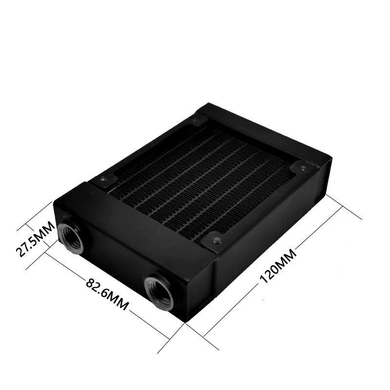 80-Row Pure Aluminum Water Cooling Radiator for ITX Cases and Mini Electric Motorcycles