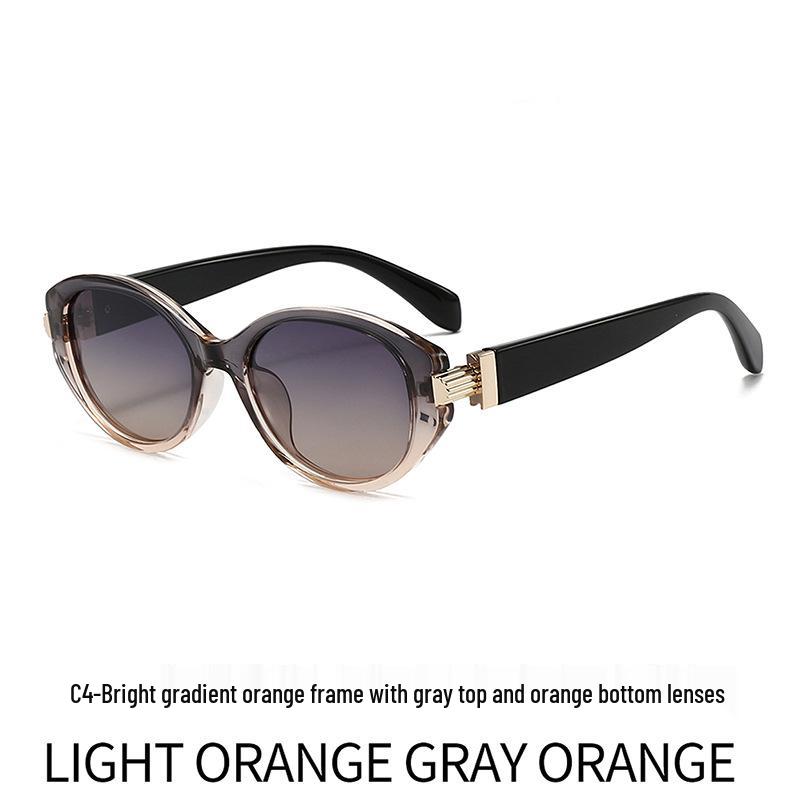 Women s Cat-Eye Polarized Sunglasses - High-End, UV Protection, Face-Slimming Frame, Trendy European and American Style