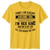 Scusa, sono già impegnato T-shirt Unisex Fantastica Maglietta per Fidanzata