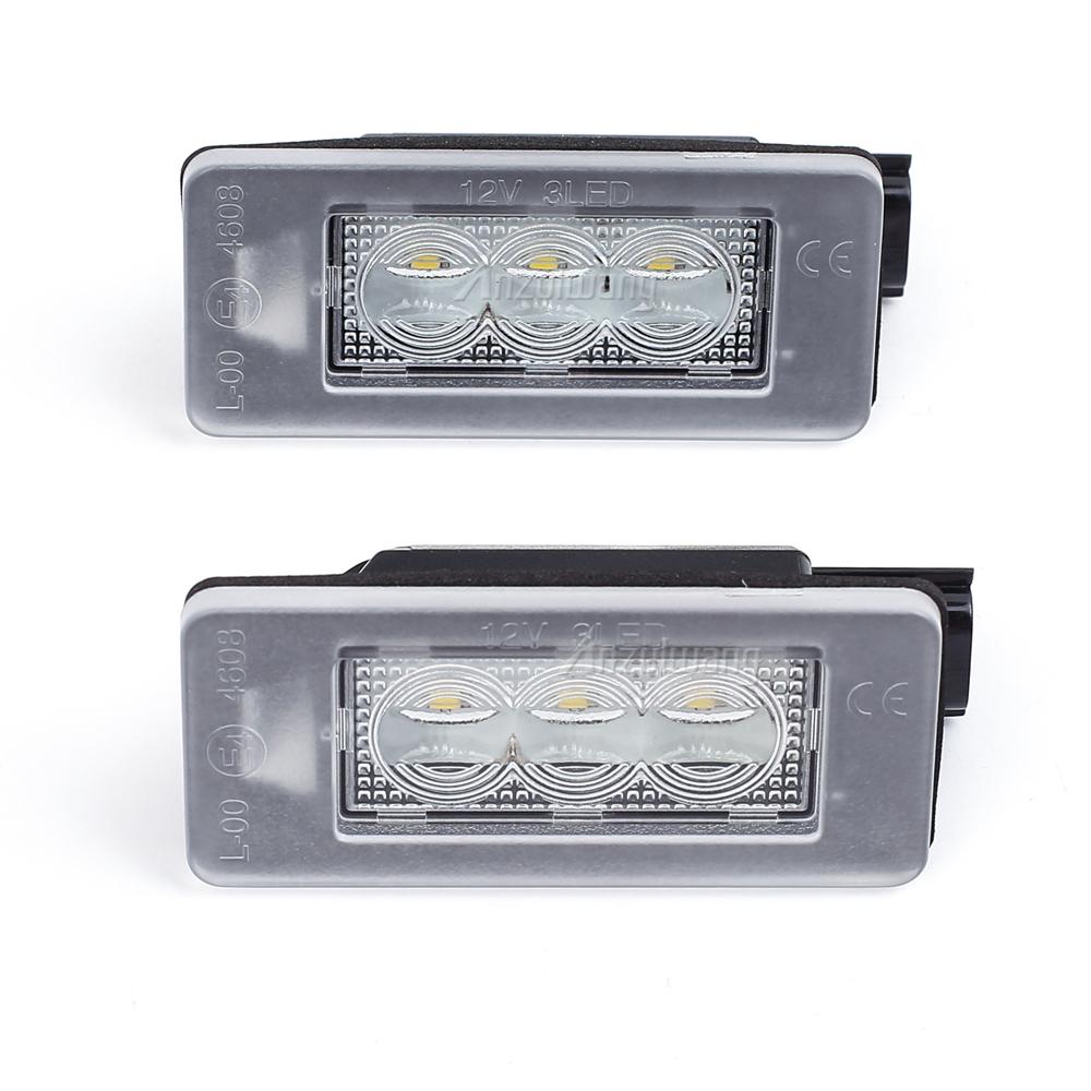 Led License Plate Lights For Nissan Serena C27 Altima Suzuki Landy Dacia Duster Auto Tail Lamps