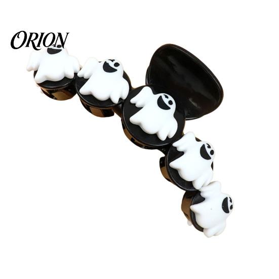 Stylish Hair Accessories for Festivals Halloween Claw Clip Women Girls, Cute Witch Hat/Pumpkin/Ghost Spooky Holiday Styling Tools Plastic Clips,