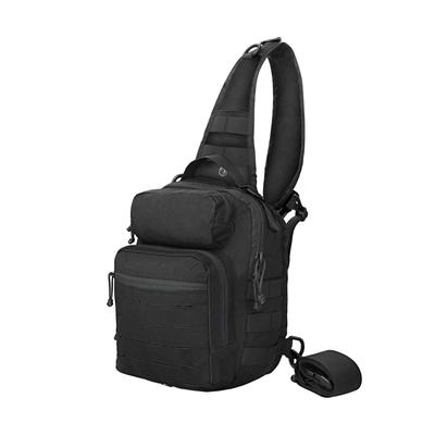 Mono Goods Assault Militär Cordura Nylon Sling Umhängetasche Tasche, Tasche, Ein Schulter (Schwarz)