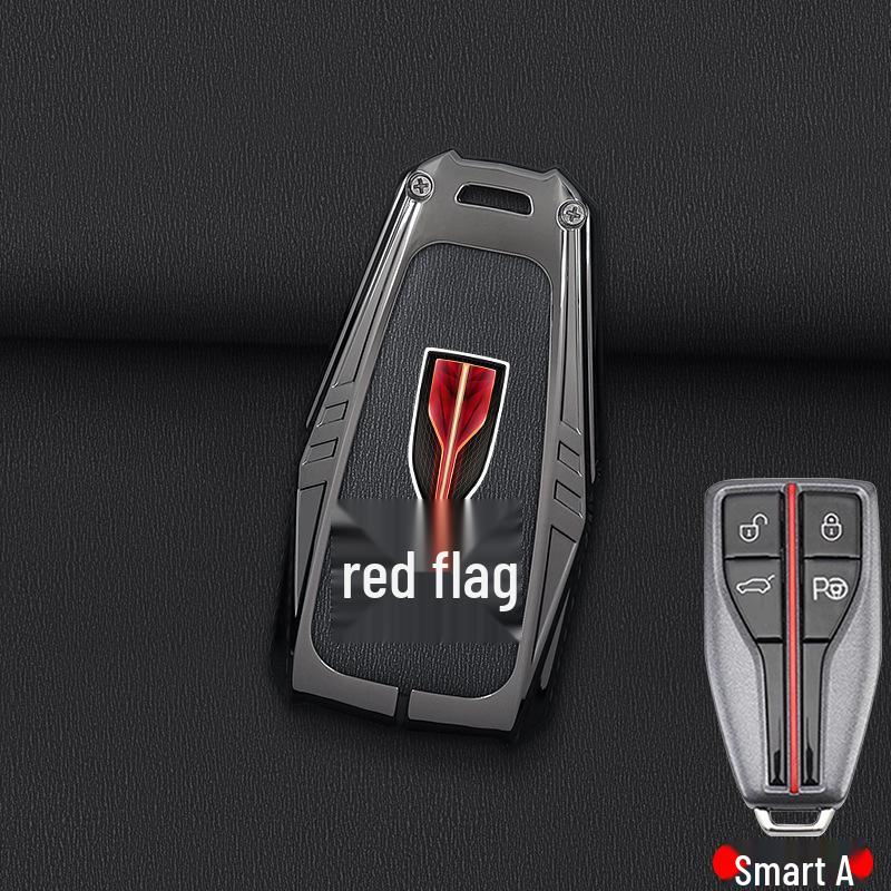 2019-2022 Hongqi HS5 & HS7 Key Cover: Stylish Metal Protective Shell for Men & Women