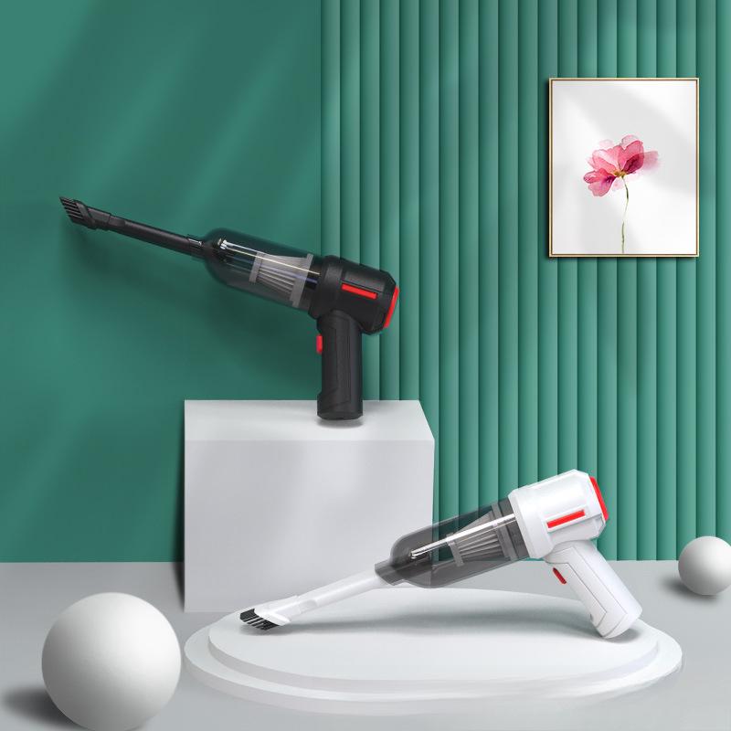 Air Duster, Mini Vacuum & Compressed Air & Blower 3-in-1, Keyboard Cleaner, 35000 RPM Electric Canned Air Can, for Computer Desk Electronics