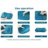 Flocking Inflatable Square Pillow Multifunctional Outdoor Camping Portable Storage Travel Pillow Home Office Supplies