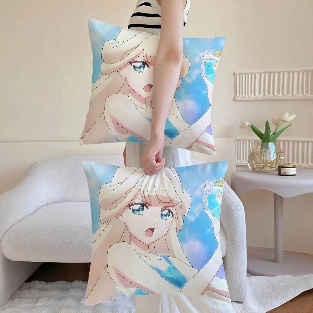 N-Nekoyashiki Yuki Kissenbezug Sofa und Wohnzimmer Dekorative Kissenbezüge Staubdicht und Milbendicht Verdeckter Reißverschluss