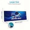 ASTRO BOT Custom Name Large Size Mouse Pad Large Gaming Table Cushion Non-slip Laptop Tablet Big Mousepad XXL Mat Mini PC Playmat With Lock Edge