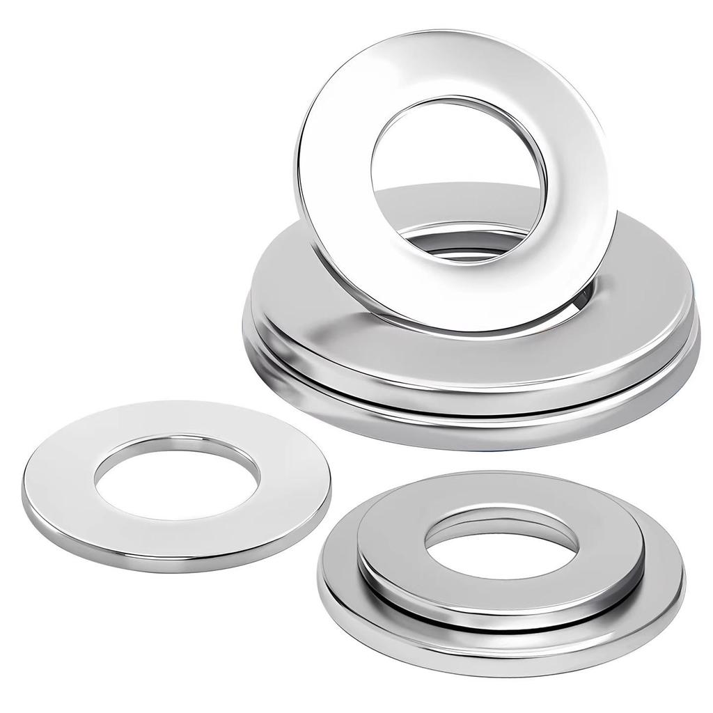 Jin Juntai Thick & Thin Stainless Steel Flat Washer, Round M10-M36