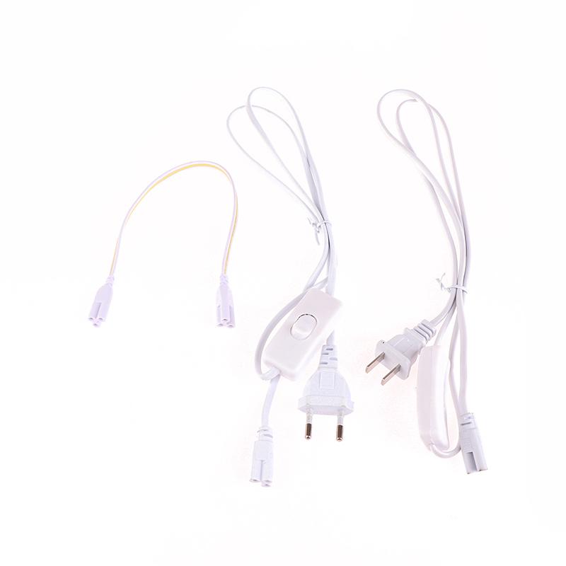 1Pc T5 T8 3Pin Led Tube Connector Cable Wire With Switch T5 T8 Extension Cord For Integrated Led Fluorescent Tube Light Bulb
