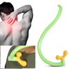 Adjustable Dual Head Trigger Point Massager Back Neck Shoulder Muscle Pain Relief Massage Tool