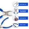 Nylon Jaw Pliers for Jewelry Making Flat Nose Pliers Chain Nose Pliers Handmade Jewelry Repair for DIY Enthusiasts