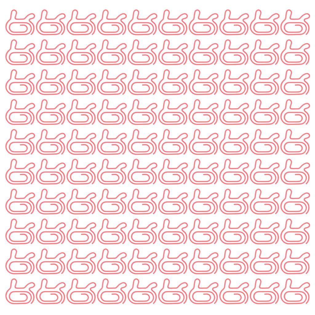 100pcs Paper Clips Increased Slip Resistance Rust Prevention Plating Process Exquisite Office Paper
