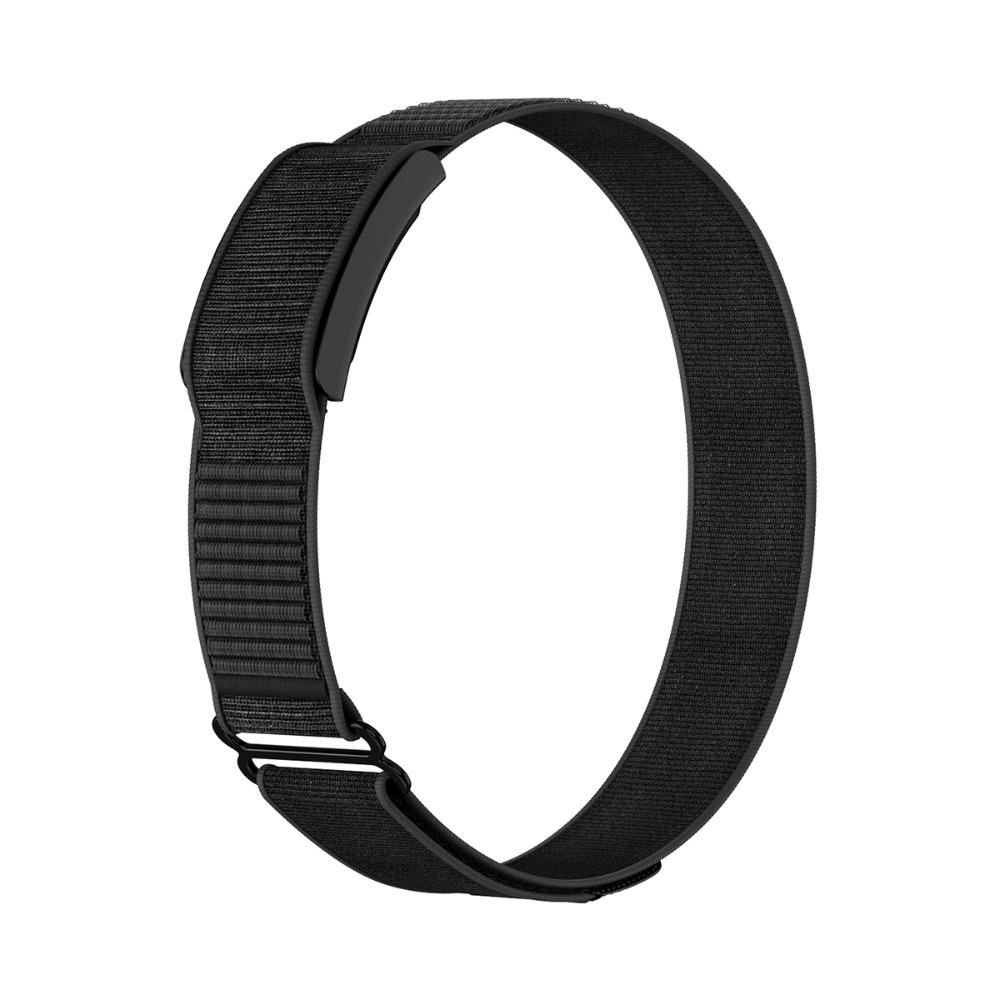 

Nylon Sport Band Bicep Band Loop Design Breathable Fitness Tracker Arm Band Adjustable Replacement Strap for Amazfit Helio Strap чорний