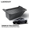 For Tesla Cybertruck 2026 2026 Rear Seat Storage Box Under Air Vent Storage Case Trash Can Organizer Car Interior Accessories