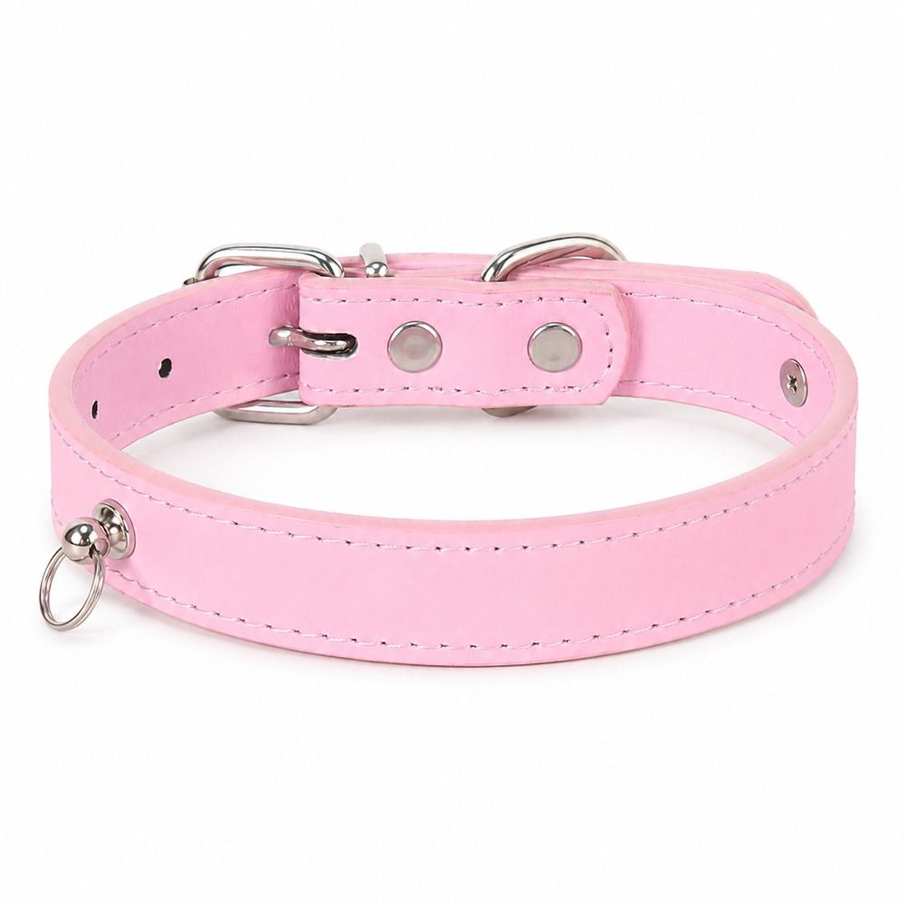 Dream Colored Bead Pet Collar PU Leather Cat Collar Adjustable Adjustable Collar  For Puppy