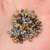 200pcs/Lot Copper Ball Crimp End Beads Positioning Beads Stopper Spacer Beads For DIY Jewelry Making Supplies Accessories