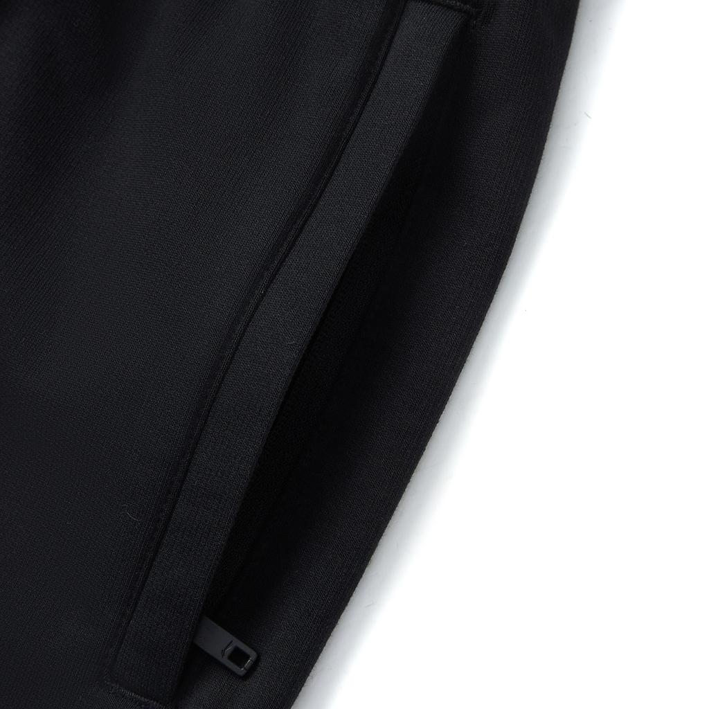 Li Ning Lifestyle Series Sport Minimalist Solid Color Elastic Letter Casual Shorts Men shorts Black AKSV529-4