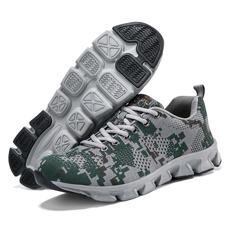 

Hot Selling Summer Support Mens Sports Shoes Lightweight Original Running Shoes Fashiona Lace Up Shock-absorbing Walking Shoes 38 армия зеленый