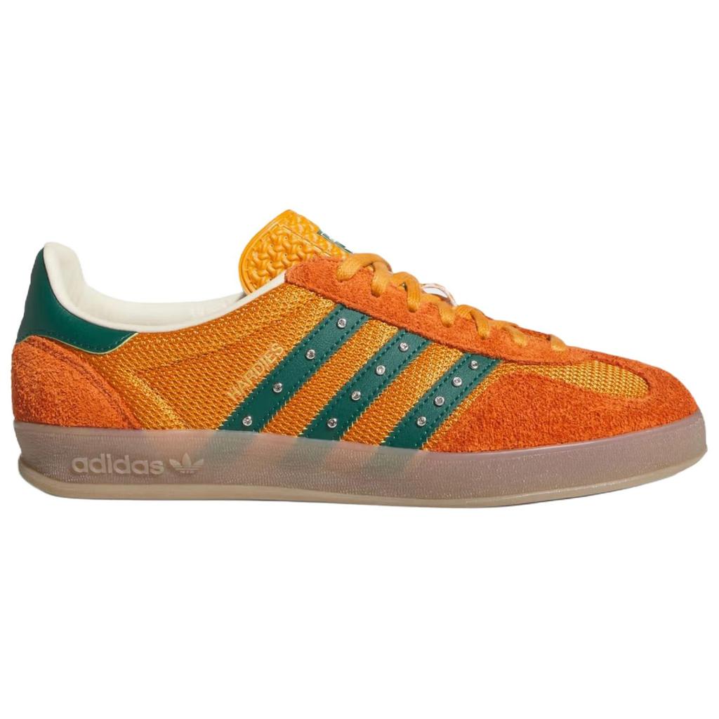 adidas Gazelle Indoor Hardies Rust Orange Unisex Sneakers Green Gum KI7011