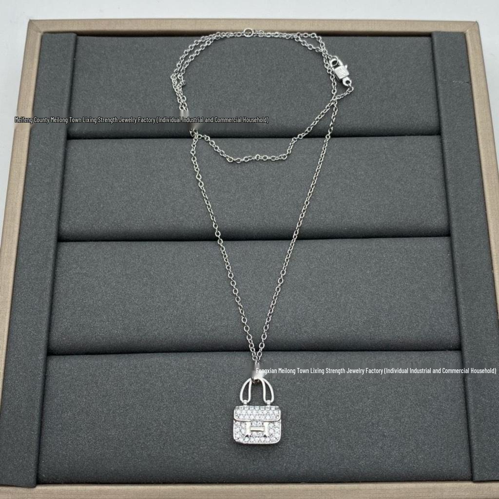 Seiko High-Quality Korean Style Diamond Clavicle Necklace Pendant