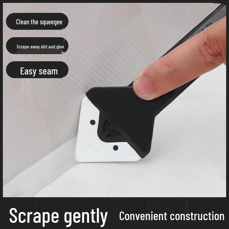 Multi-Functional Silicone Glue Scraper for Trimming, Filling, and Leveling