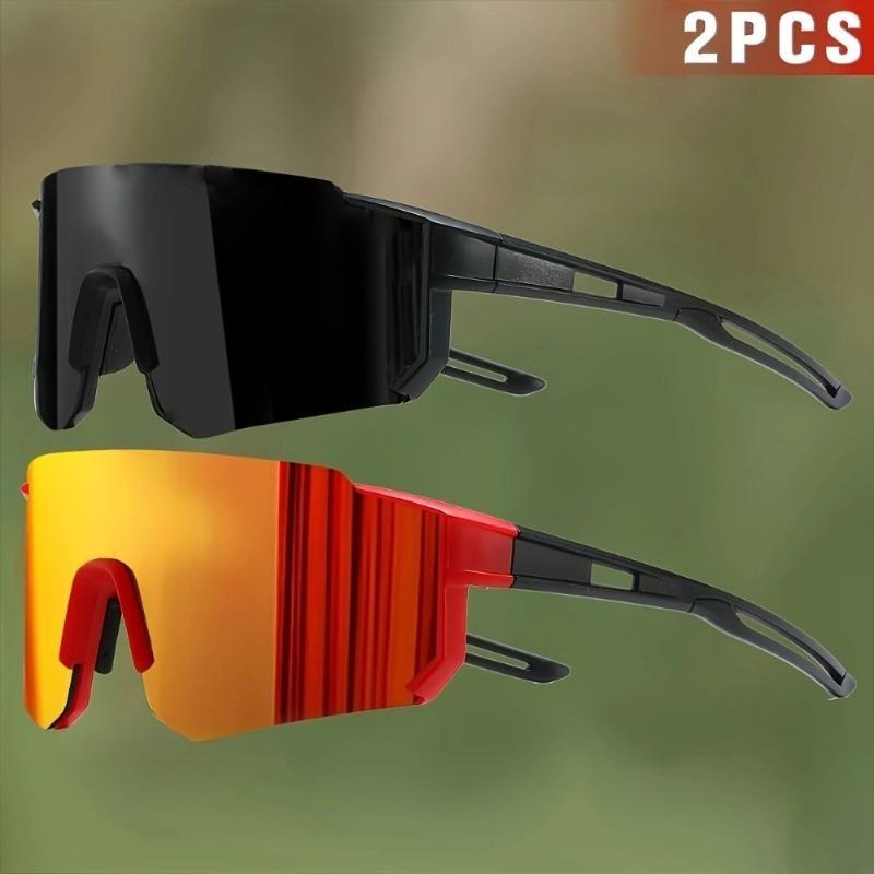 2 szt. Okulary przeciwsłoneczne rowerowe męskie damskie okulary sportowe outdoorowe okulary przeciwsłoneczne