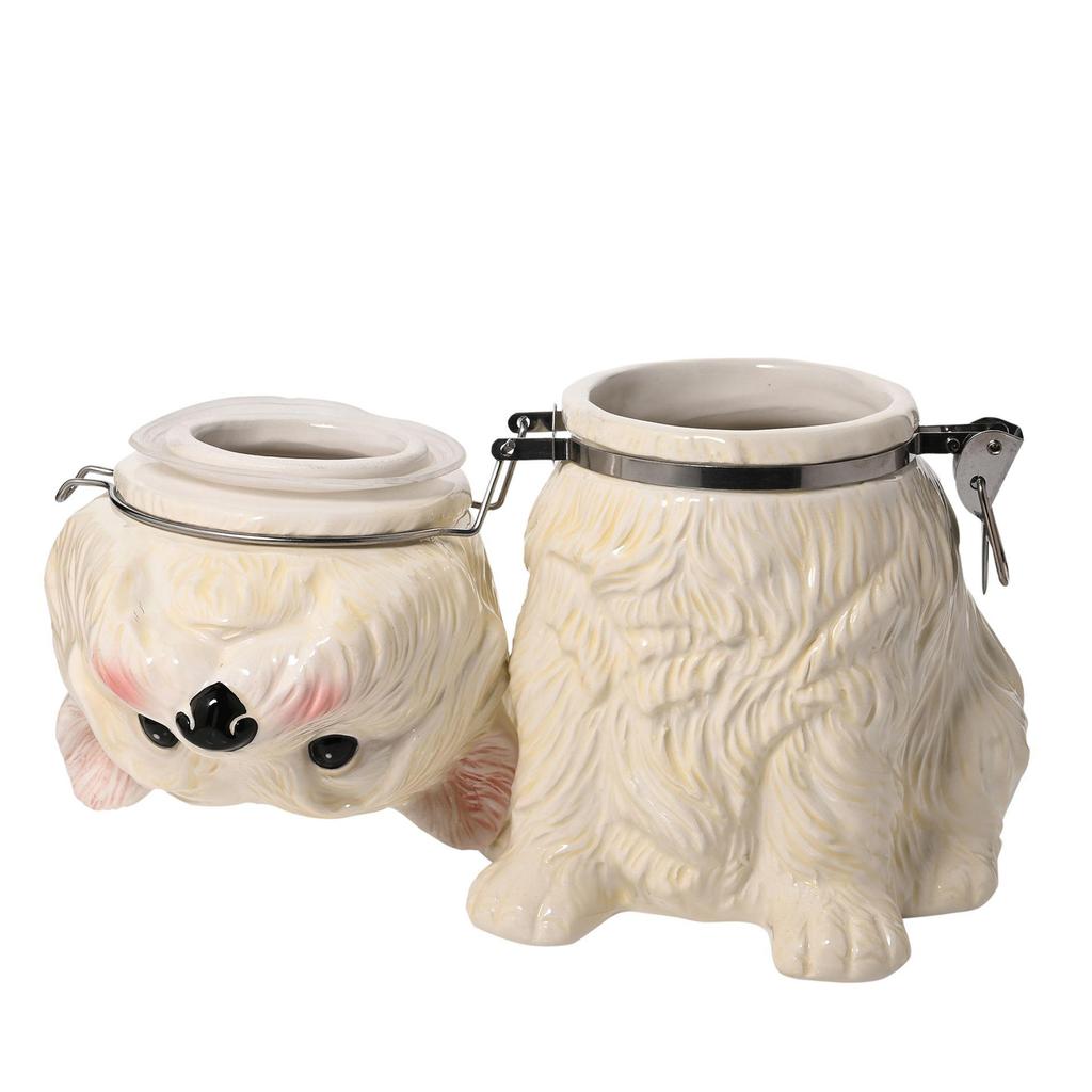 Best of Breed West Highland Terrier Biscuit Barrel